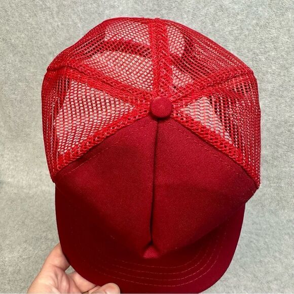 Vintage BB&T Trucker Hat Adult Red Mesh Snapback Banking Bank Americap USA Made - Picture 6 of 10